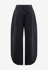 Alaïa Petal-Leg Track Pants Black AA9P1299J094C999_Black_48013837