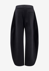 Alaïa Petal-Leg Track Pants Black AA9P1299J094C999_Black_48013837
