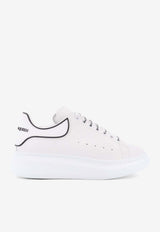 Alexander McQueen Oversized Leather Low-Top Sneakers White 625156WIAII9074_White_44824487