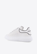 Alexander McQueen Oversized Leather Low-Top Sneakers White 625156WIAII9074_White_44824487