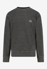 C.P. Company Logo Print Faded Sweatshirt Gray 20CMSS198A110644P921_Grey_44824390