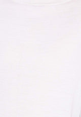 Alaïa Peplum Wool Knit Top White AA9H1393K164C000_White_48013892