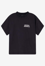 Balenciaga Masking Tape Logo Faded T-shirt Black 850990TTVL61041_FADED WASHED BLACK_44824381