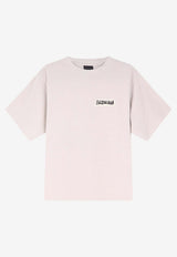 Balenciaga Masking Tape Logo Distressed T-shirt Off-white 850990TTVL69012_DIRTY WHITE_44824522