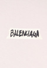 Balenciaga Masking Tape Logo Distressed T-shirt Off-white 850990TTVL69012_DIRTY WHITE_44824522