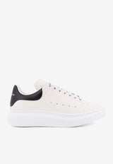 Alexander McQueen Oversized Leather Low-Top Sneakers White 553680WIAIG9061_Whiteblack_44824405