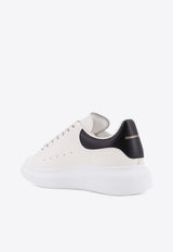Alexander McQueen Oversized Leather Low-Top Sneakers White 553680WIAIG9061_Whiteblack_44824405