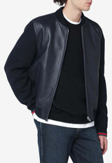 Leather Bomber Jacket