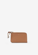 Chloé Alphabet Leather Zipped Wallet Tan C21WP944F5726X_Light Tan_48013822