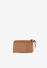 Chloé Alphabet Leather Zipped Wallet Tan C21WP944F5726X_Light Tan_48013822