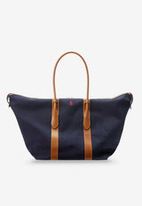 Polo Ralph Lauren Logo Embroidered Tote Bag Navy 428907518002_NAVYCYUOIO_48136938