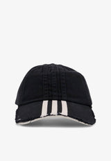 Y-3 3 Stripes Baseball Cap Black KD2435Black_Black_44824366