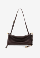 Alaïa Small Le Click East-West Shoulder Bag Brown AA1S01426CA332730_MARRON FONCE_48137428