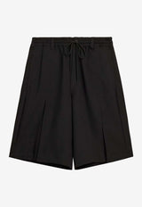 Y-3 Elasticated Bermuda Shorts Black KH3045Black_Black_44824384