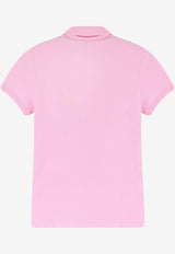 Polo Ralph Lauren Logo Embroidered Polo T-shirt Pink 211870245013_CARMELPINK_48136872