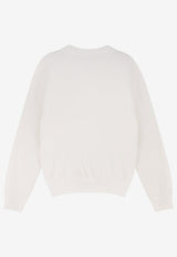 Polo Ralph Lauren Embroidered Logo Sweater White 211971697001_White_48136845