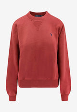 Polo Ralph Lauren Embroidered Pony Sweatshirt Red 211971697500_REDSNAPPER_48136929