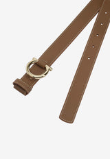 Ferragamo Gancini Buckle Leather Belt Brown 0790112_11c9dc3d-3fe1-4298-805a-31f2d961a8fd