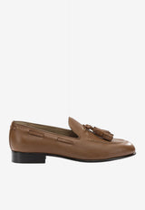 Ferragamo Tassel Leather Loafers Brown 0791172_21447df9-6c09-471a-ab80-774b5c5c2565