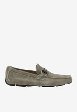 Ferragamo Front 4 Gancini Suede Loafers  Taupe 0789635_734709c2-4c38-4cfa-a035-de9c4fbc9c1b