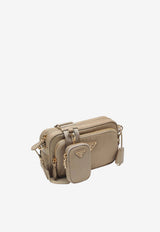 Logo-Plaque Crossbody Bag