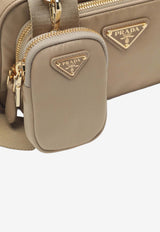 Logo-Plaque Crossbody Bag
