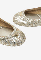Woven Leather Ballet