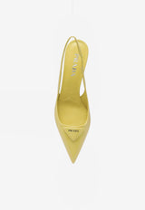 Leather Slingback Pumps