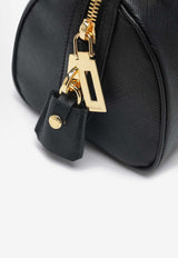 Small Saffiano Leather Top-Handle Bag