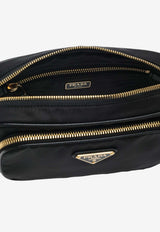 Logo-Plaque Crossbody Bag