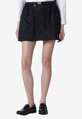 Logo-Plaque Mini Skirt