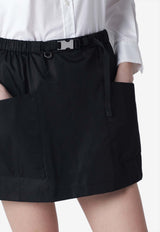 Logo-Plaque Mini Skirt
