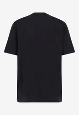 Y-3 Logo Crewneck T-shirt Black KQ9783Black_Black_44824385