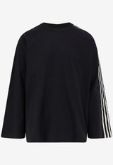 Y-3 3 Stripes Long-Sleeved T-shirt Black KQ9795Black_Black_44824478