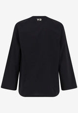 Y-3 3 Stripes Long-Sleeved T-shirt Black KQ9795Black_Black_44824478