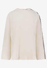 Y-3 3 Stripes Long-Sleeved T-shirt Beige KS9747Beige_Beige_44824492