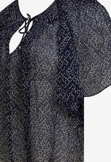 Isabel Marant Etoile Neslya Printed Ruffled Blouse Blue 26PHT0613FBD1J08E30MI_02c1c095-fcab-40e6-98ad-c27d71d282a1