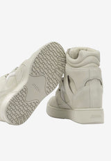 High-Top Leather Sneakers