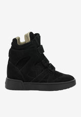 High-Top Leather Sneakers