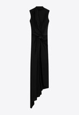 Draped Midi Dress