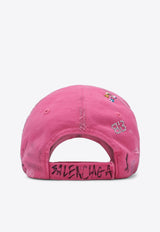 Upcycled Logo-Embroidered Cap