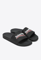 Logo-Embossed Rubber Slides