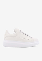 Alexander McQueen Oversized Leather Low-Top Sneakers White 553770WIAIG9007_White_44824425