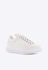 Alexander McQueen Oversized Leather Low-Top Sneakers White 553770WIAIG9007_White_44824425