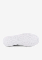 Alexander McQueen Oversized Leather Low-Top Sneakers White 553770WIAIG9007_White_44824425