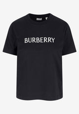 Burberry Logo Print Crewneck T-shirt Black 8118977A1189_Black_40017583