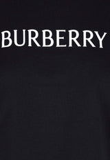 Burberry Logo Print Crewneck T-shirt Black 8118977A1189_Black_40017583