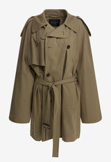 Balenciaga Belted Trench Coat Beige 862426TSVC19772_e11b952c-cb18-4bc2-97c2-ceeeb3c2fcc9