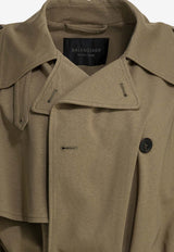 Balenciaga Belted Trench Coat Beige 862426TSVC19772_e11b952c-cb18-4bc2-97c2-ceeeb3c2fcc9