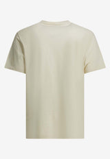 Alexander McQueen Logo Print T-shirt White 847750QTAD50997_b05c32ce-bda1-4fe4-b7db-8359f784081a